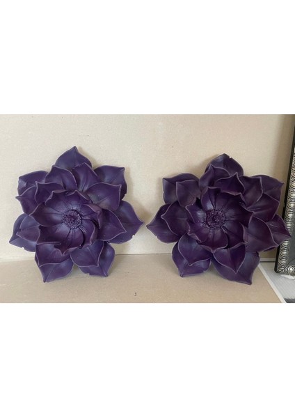 Dekoratif Duvar Çiçeği Lotus 2 Li Set fiyatları