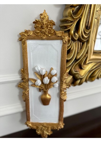 Çiçekli Büyük Tablo El Yapımı ( 46CM ) fiyatları