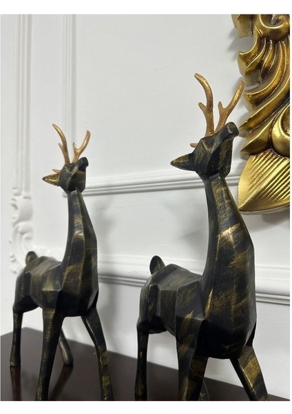 Geyik Biblo Heykel 2 Li Set fiyatları