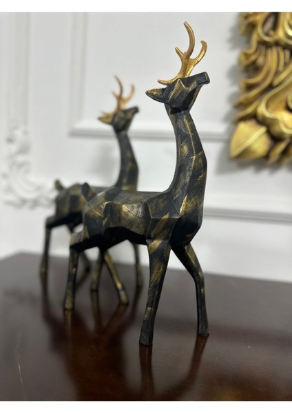 Geyik Biblo Heykel 2 Li Set indirimleri