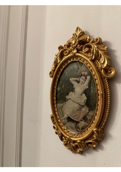 Vintage Tarzı Dl Yapımı Dekopaj Tablo 22CM