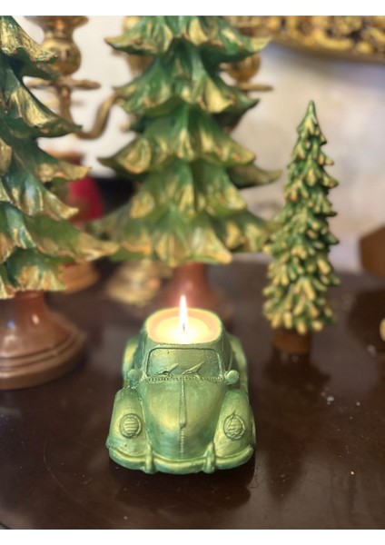 Yeni Yıl Mum , Vosvos Tasarım Mum 15CM