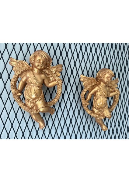 Melek Biblo 2 Li , Duvar Melek Dekor 25 cm fiyatları