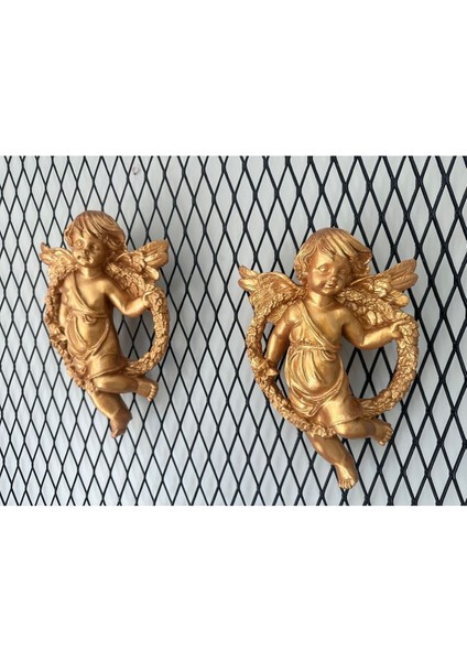Melek Biblo 2 Li , Duvar Melek Dekor 25 cm modelleri