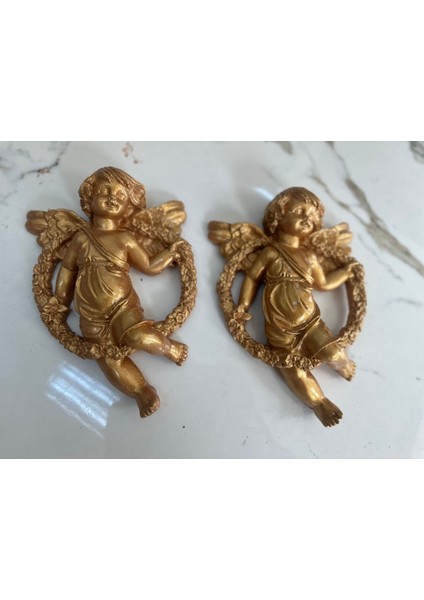 Melek Biblo 2 Li , Duvar Melek Dekor 25 cm indirimleri
