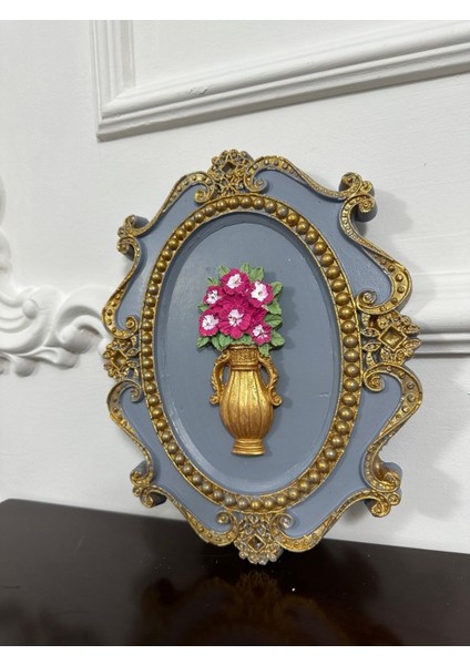 Çiçekli Çerçeve Takımı Modern Tasarım Tablo indirimleri