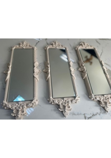 Dekoratif Duvar Aynası 3 Lü Set (46CM)