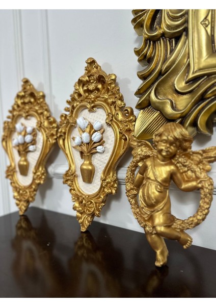 Melek Biblo Dekoratif Duvar Tablosu Melek ve Çiçekli Dekor fırsatları