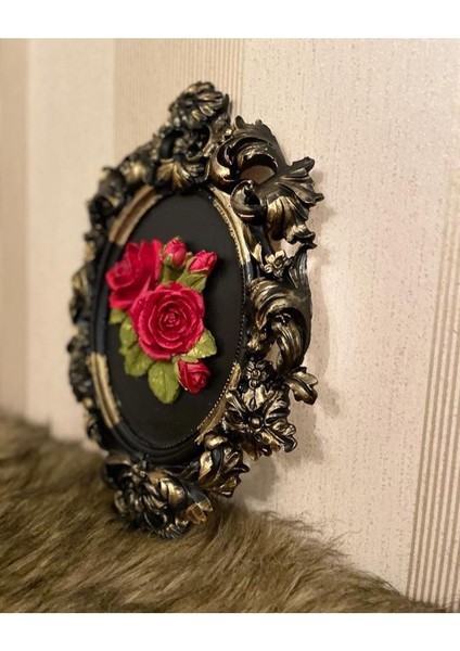 Siyah Büyük Gül Tablo fiyatları