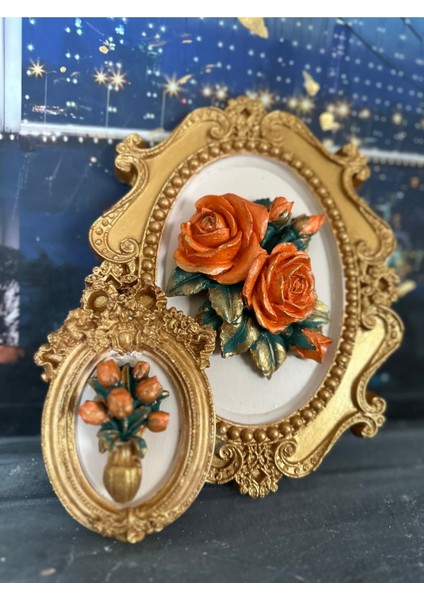 Tablo 2li Küçük Masa Duvar Tablosu modelleri