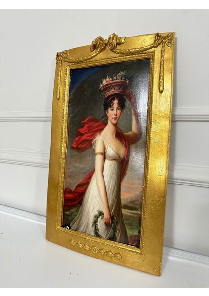 El Yapımı Vintage Tarzı Büyük Boy Dekopaj Tablo 50X33CM fırsatları