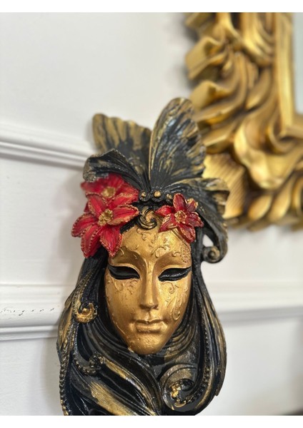Dekoratif Maske Pano Duvar Heykeli ( 30CM) modelleri