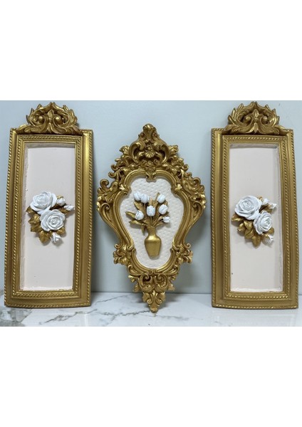 Duvar Tablosu 3 Lü , Dekoratif El Işçiliği Duvar Dekor modelleri