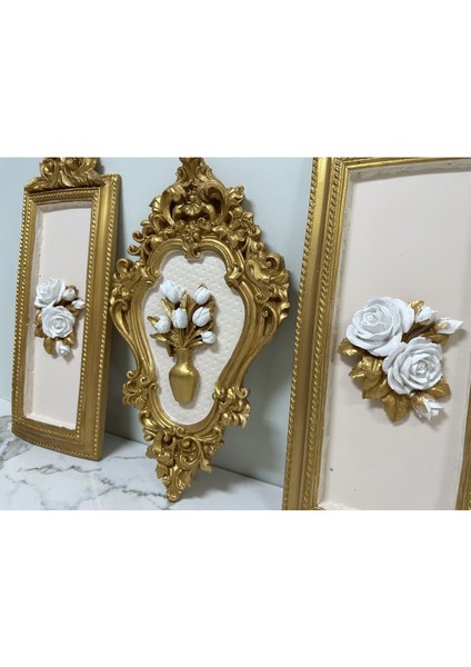 Duvar Tablosu 3 Lü , Dekoratif El Işçiliği Duvar Dekor indirimleri