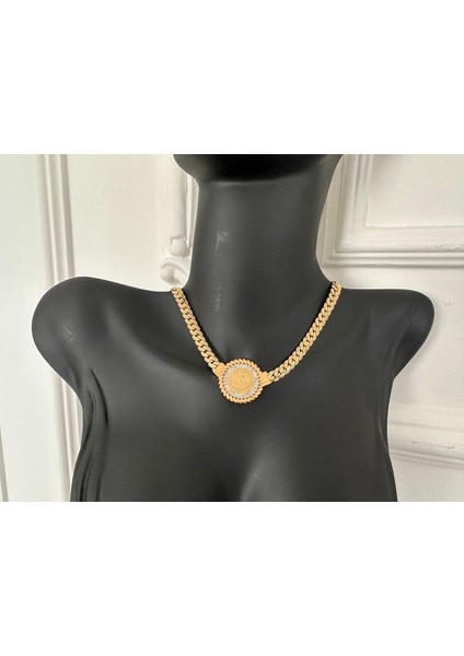 Altın Işçiliğinde Çelik Takı Seti modelleri