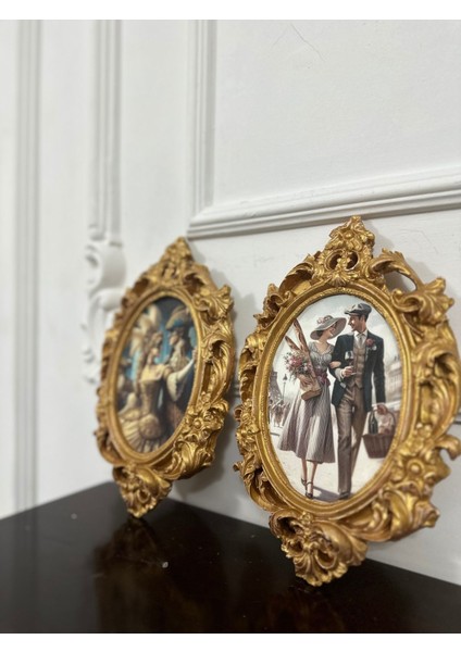 Dekoratif Duvar Tablo Dekopaj Vintage Tarzı El Yapımı Tablo 26CM fiyatları