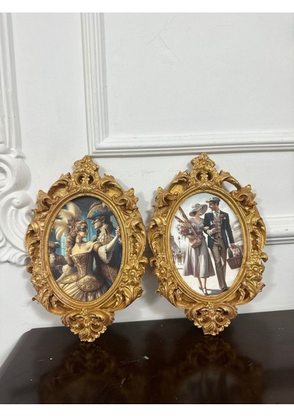 Dekoratif Duvar Tablo Dekopaj Vintage Tarzı El Yapımı Tablo 26CM fırsatları