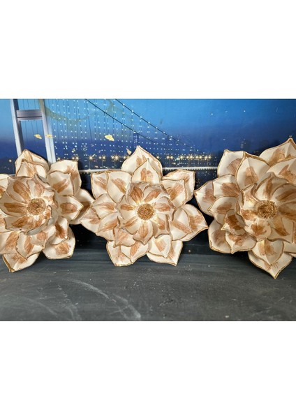 Büyük Masa , Duvar Lotus 3lü Set 30CM indirimleri