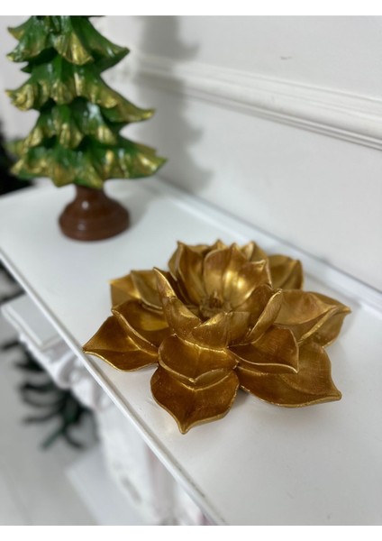 Lotus Büyük Duvar Çiçek Dekoratif Duvar ve Masa Süsü 30 cm indirimleri