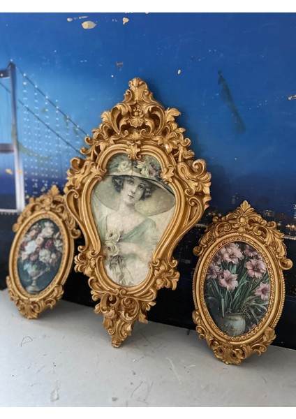 Vintage Tarzı Tablo 3lü Set fiyatları