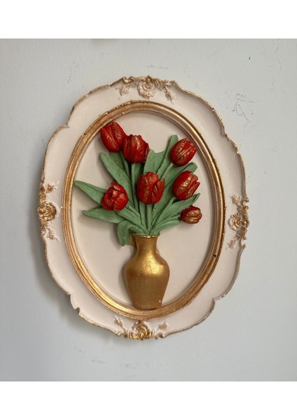 Modern Dekoratif Tablo Lale Detaylı fırsatları