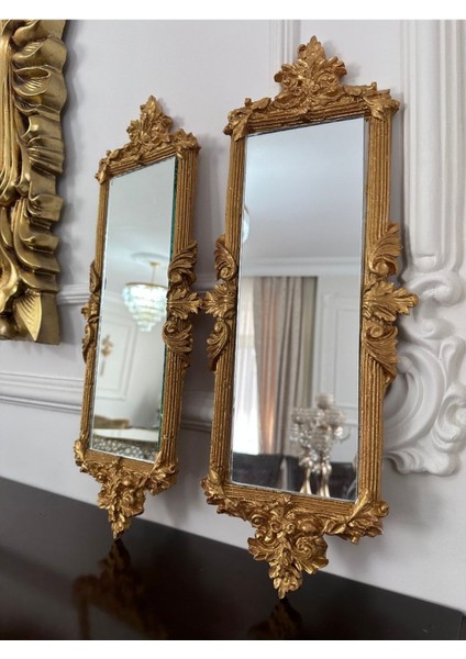 Dekoratif 2 Li Duvar Aynası 50 cm