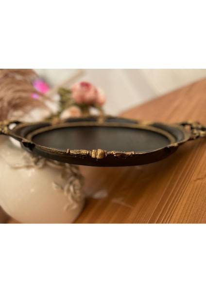 Dekoratif Tepsi ,söz ,nişan , Sunum , Kahve Çay Tepsisi Büyük Boy 51 cm fırsatları