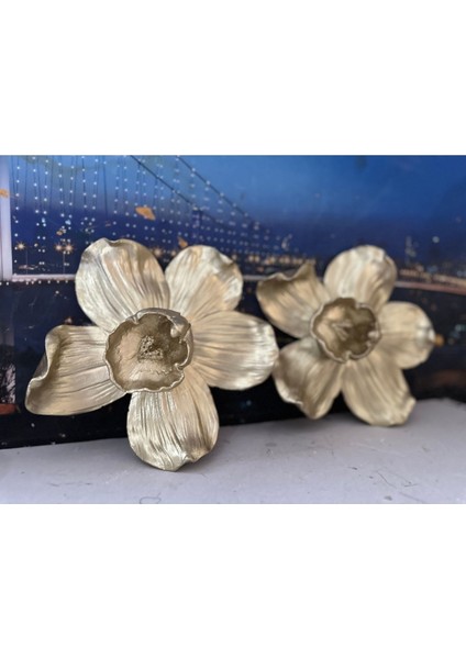 Orkide Duvar Çiçek Dekoratif Duvar Süs 2li Set 21X21CM fiyatları