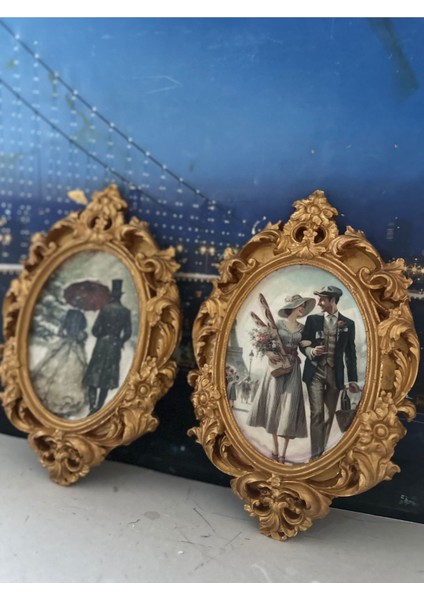 Duvar Masa Tablo Dekoratif Süs 2li Set 22CM fiyatları