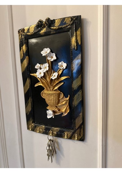 Anahtarlık Özel Tasarım El Yapımı Anahtar Askısı Büyük 50X33CM