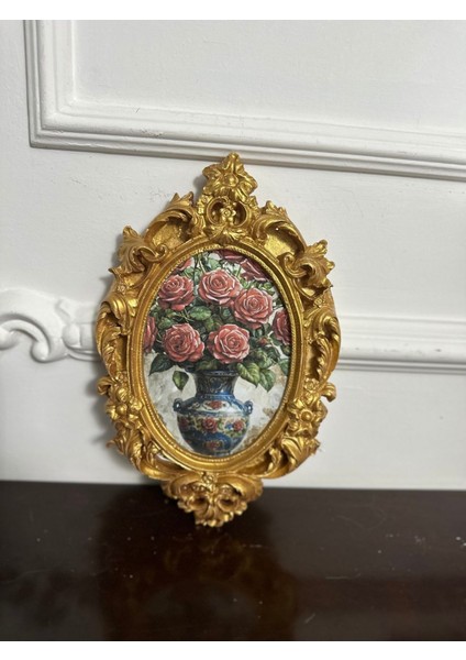 Çiçekli Duvar Tablo Dekor Dekopaj Özel Tasarım 26CM modelleri