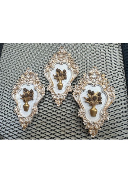 Dekoratif Duvar Tablo 42 cm 3lü Set