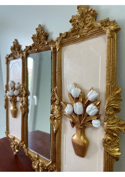 Ayna ve Tablo 3 Lü Duvar Askısı Modern Tasarım fırsatları