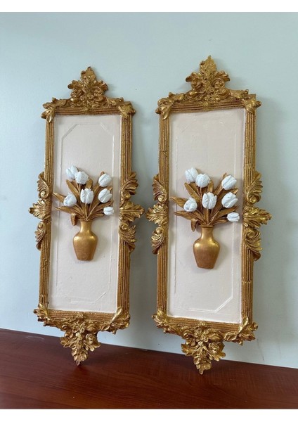 Ayna ve Tablo 3 Lü Duvar Askısı Modern Tasarım