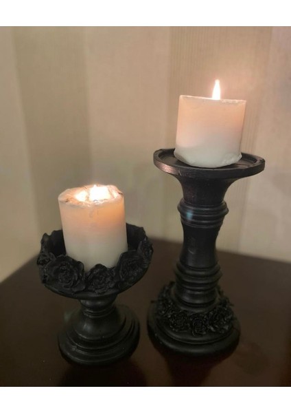 Dekoratif 2 Li Şamdan Modern Mumluk indirimleri