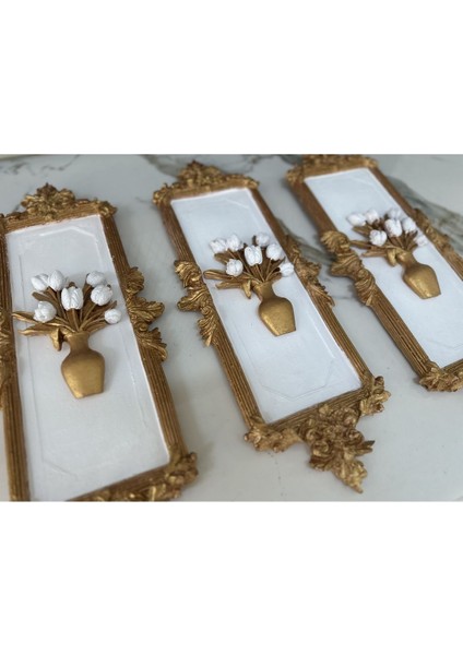 Çerçeveli Çiçekli Tablo 3 Lü Set fiyatları