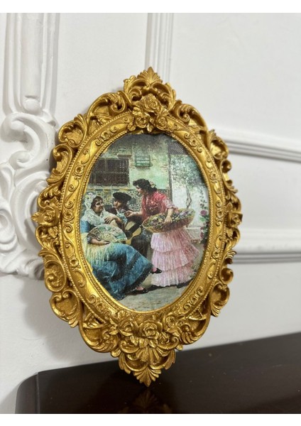 Dekoratif Duvar Tablo Dekopaj Özelliği Kullanılmış 32CM