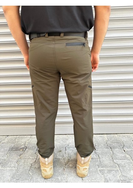 Haki Çok Cepli Taktik Pantolon – Esnek & Dayanıklı Outdoor Güvenlik Pantolonu | Nkystore fırsatları