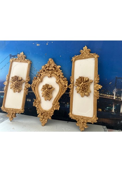 Gül Detaylı Duvar Tablo 46CM fırsatları