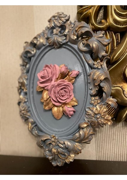 Çerçeveli Çiçekli Tablo