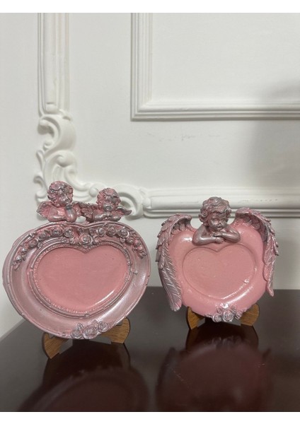 Pembe Melekli 2 Li Resim Çerçevesi fiyatları