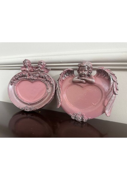 Pembe Melekli 2 Li Resim Çerçevesi fırsatları
