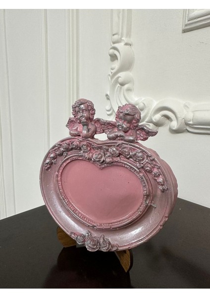 Pembe Melekli 2 Li Resim Çerçevesi