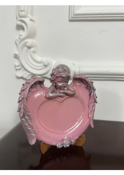 Pembe Melekli 2 Li Resim Çerçevesi