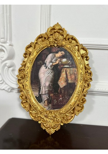 El Yapımı Vintage Tarzı Dekopaj Tablo El Yapımı 32CM fırsatları