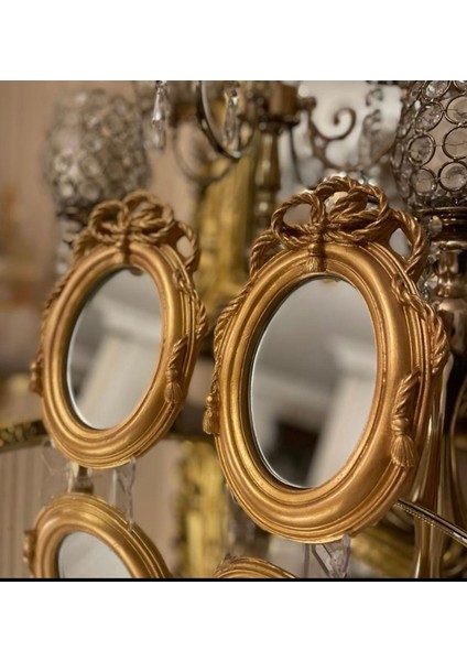 Halat Modeli 2 Li Ayna Dekoratif Masa Duvar Aynası