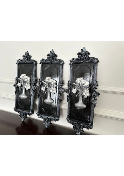Dekoratif Duvar Tablosu ( 3 Lü 46CM )