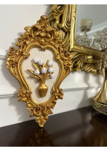 Dekoratif Çiçekli Tablo Büyük 2 Li modelleri