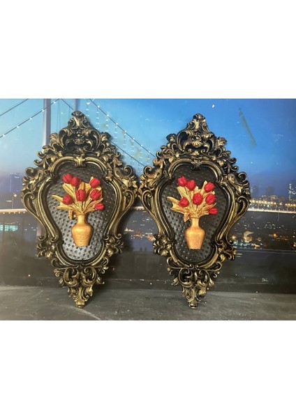 Tasarım 2li Duvar Tablo 42CM fiyatları