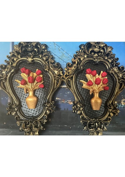 Tasarım 2li Duvar Tablo 42CM modelleri